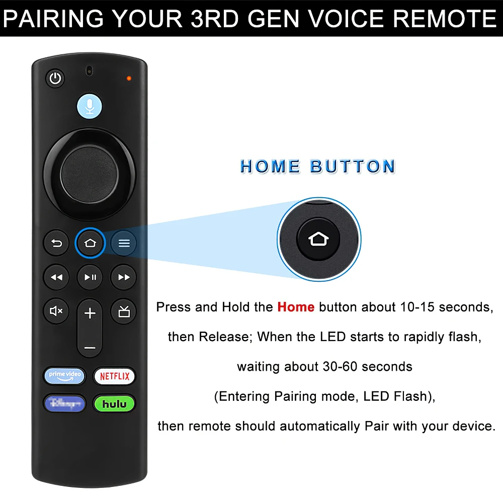 Replacement Voice Smart Remote Controllers for Smart Fire TV Stick 3rd Gen Fire TV Cube Fire TV Stick Lite 4K Home Appliance - Image 6